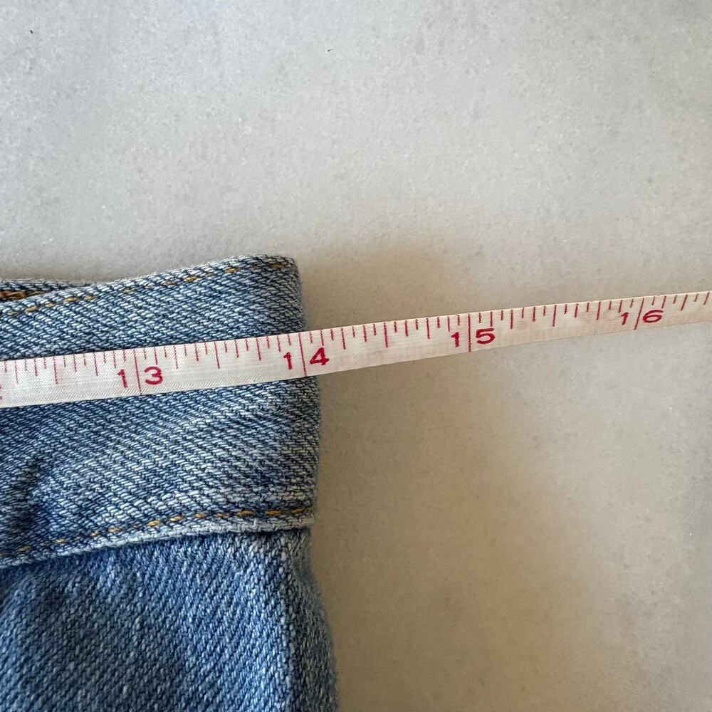 Zara Women's Wide Leg Denim Pants Size 4 Cropped Zipper Button Front - Picture 7 of 10